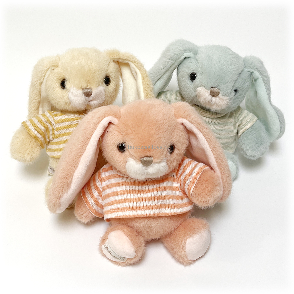 Заяц Bunny w/ T-shirt желтый, 18 см (вид 1) Заяц Bunny w/ T-shirt желтый, 18 см (фото, вид 1)