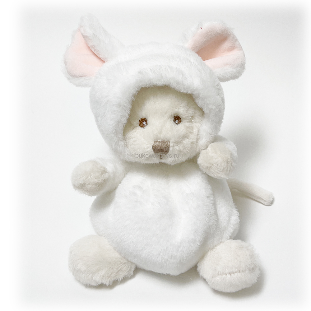 Мишка-мышь Mousy белый, 15см (вид 1) Мишка-мышь Mousy белый, 15см (фото, вид 1)