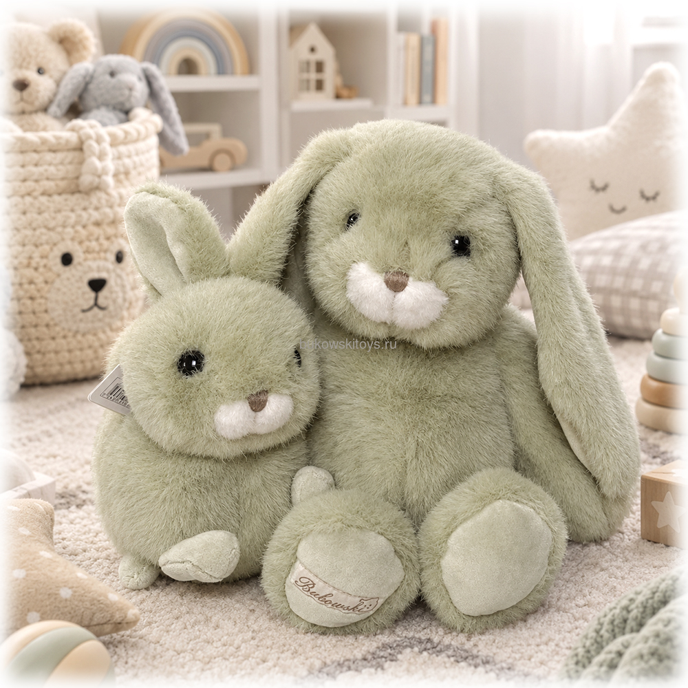 Заяц Jumpy Bunny Lime, 30 см (вид 2) Заяц Jumpy Bunny Lime, 30 см (фото, вид 2)